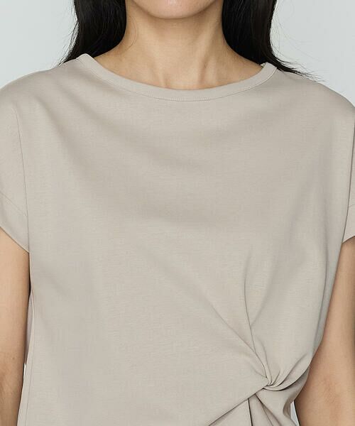 COMME CA PLATINUM / コムサ・プラチナ カットソー | コットン強撚ポンチ デザインタックシャツ | 詳細23