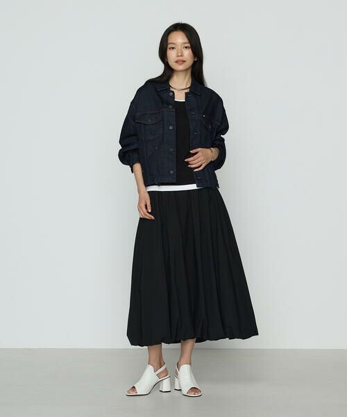 COMME CA PLATINUM / コムサ・プラチナ ロング・マキシ丈スカート | タイプライター バルーンスカート | 詳細6