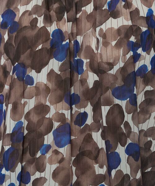 COMME CA PLATINUM / コムサ・プラチナ シャツ・ブラウス | 強撚カッセンアートプリント フロントタックブラウス | 詳細10