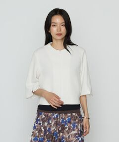 COMME CA PLATINUM / コムサ・プラチナ ブルゾン | ポコポコジャージー カーデブルゾン