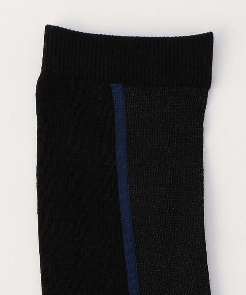 COMME CA PLATINUM / コムサ・プラチナ ソックス | サイドラインラメ ソックス | 詳細1