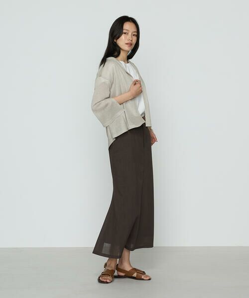 COMME CA PLATINUM / コムサ・プラチナ ロング・マキシ丈スカート | シアーボイル スカート | 詳細13
