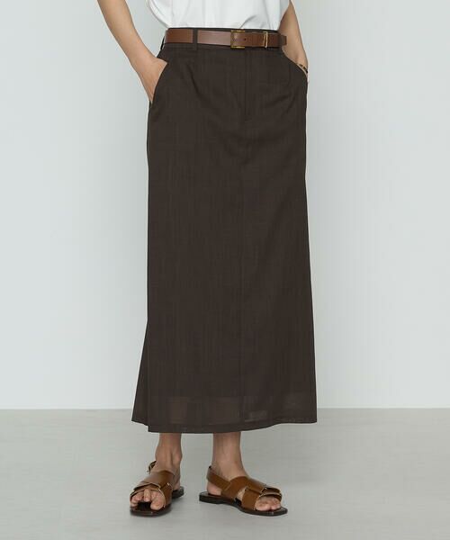 COMME CA PLATINUM / コムサ・プラチナ ロング・マキシ丈スカート | シアーボイル スカート | 詳細15