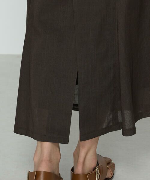 COMME CA PLATINUM / コムサ・プラチナ ロング・マキシ丈スカート | シアーボイル スカート | 詳細23