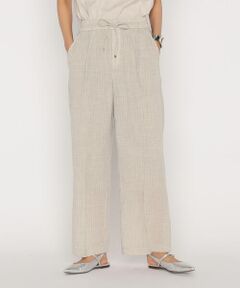 COMME CA PLATINUM / コムサ・プラチナ セットアップ | 【セットアップ対応】シアーボイルストライプ パンツ