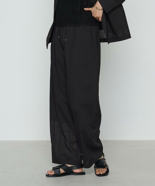 COMME CA PLATINUM / コムサ・プラチナ セットアップ | 【セットアップ対応】シアーボイルストライプ パンツ | 詳細4