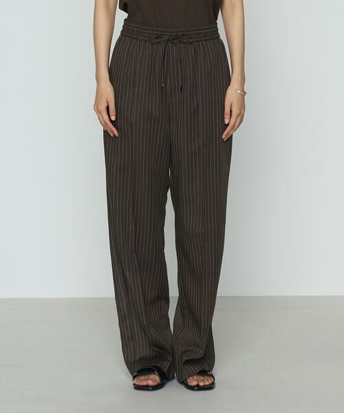 COMME CA PLATINUM / コムサ・プラチナ セットアップ | 【セットアップ対応】シアーボイルストライプ パンツ | 詳細18