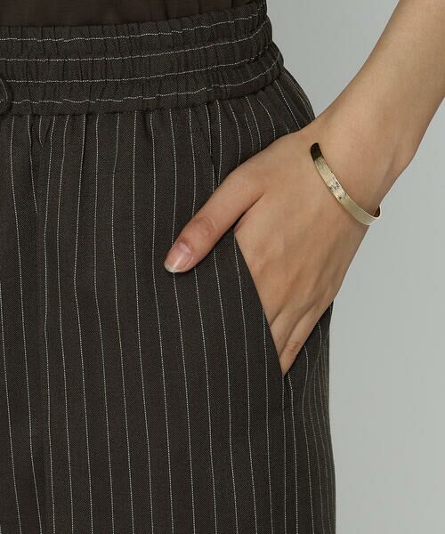 COMME CA PLATINUM / コムサ・プラチナ セットアップ | 【セットアップ対応】シアーボイルストライプ パンツ | 詳細22