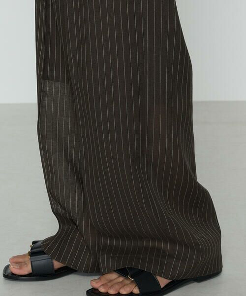 COMME CA PLATINUM / コムサ・プラチナ セットアップ | 【セットアップ対応】シアーボイルストライプ パンツ | 詳細23