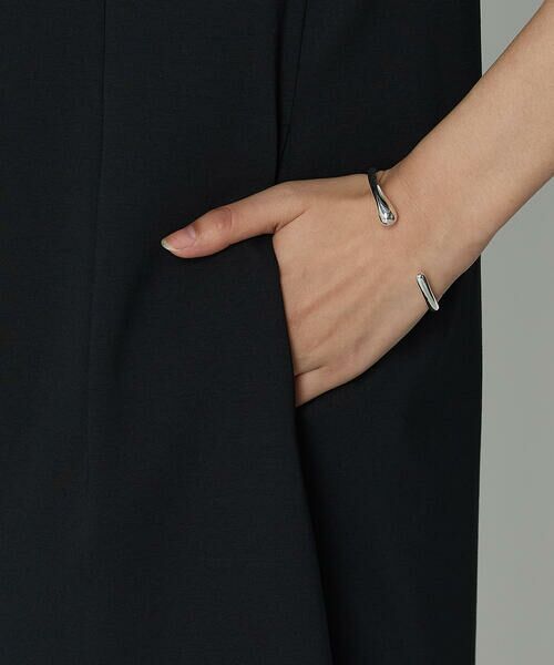 COMME CA PLATINUM / コムサ・プラチナ ロング・マキシ丈ワンピース | ハイコンパクトコットンポンチ ワンピース | 詳細12