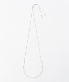 COMME CA PLATINUM / コムサ・プラチナ ネックレス・ペンダント・チョーカー | パール2WAYスライドネックレス