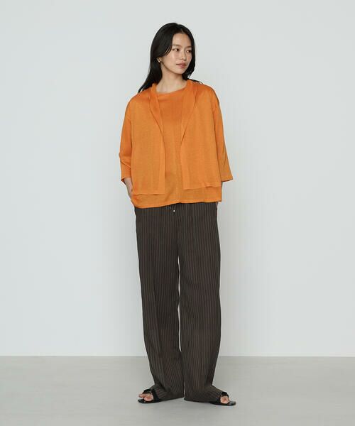 COMME CA PLATINUM / コムサ・プラチナ カーディガン・ボレロ | レーヨンイタリア糸 カーディガン | 詳細4