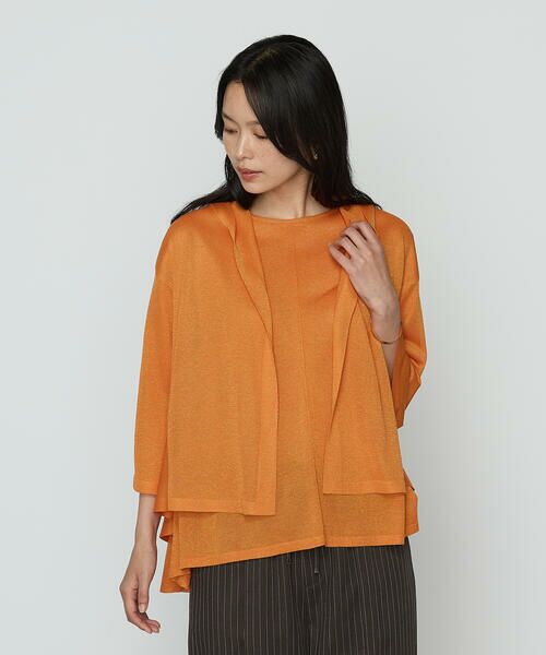 COMME CA PLATINUM / コムサ・プラチナ カーディガン・ボレロ | レーヨンイタリア糸 カーディガン | 詳細6