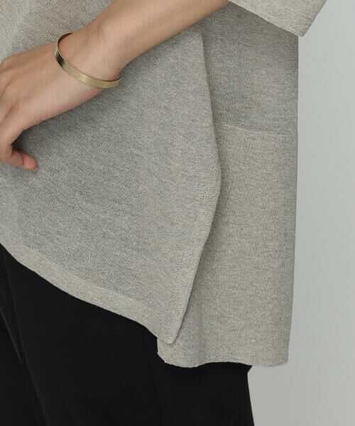 COMME CA PLATINUM / コムサ・プラチナ ニット・セーター | レーヨンイタリア糸 プルオーバー | 詳細14