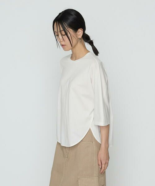 COMME CA PLATINUM / コムサ・プラチナ カットソー | トリコットライト プルオーバー(01:ホワイト)