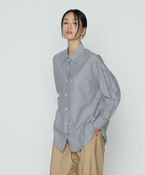 COMME CA PLATINUM / コムサ・プラチナ シャツ・ブラウス | タイプライターストライプ シャツ | 詳細5
