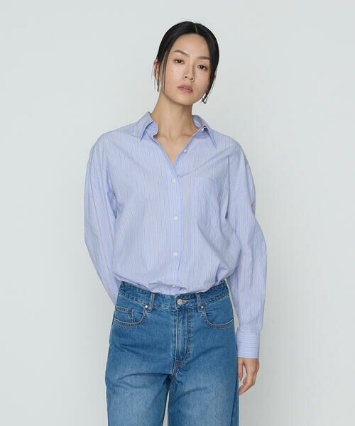 COMME CA PLATINUM / コムサ・プラチナ シャツ・ブラウス | タイプライターストライプ シャツ | 詳細11