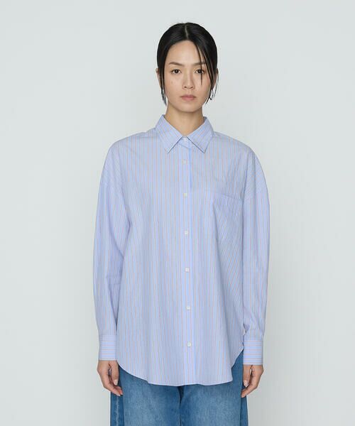 COMME CA PLATINUM / コムサ・プラチナ シャツ・ブラウス | タイプライターストライプ シャツ | 詳細12