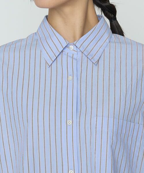 COMME CA PLATINUM / コムサ・プラチナ シャツ・ブラウス | タイプライターストライプ シャツ | 詳細15