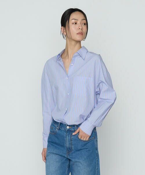COMME CA PLATINUM / コムサ・プラチナ シャツ・ブラウス | タイプライターストライプ シャツ | 詳細10