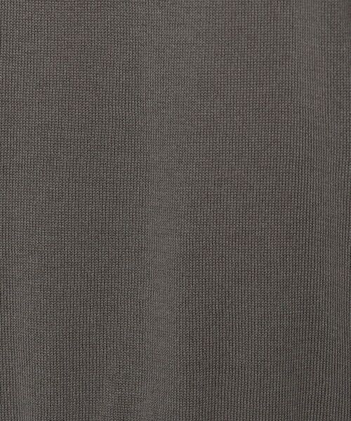 COMME CA PLATINUM / コムサ・プラチナ ニット・セーター | 14G天竺編 ポロニットプルオーバー | 詳細9