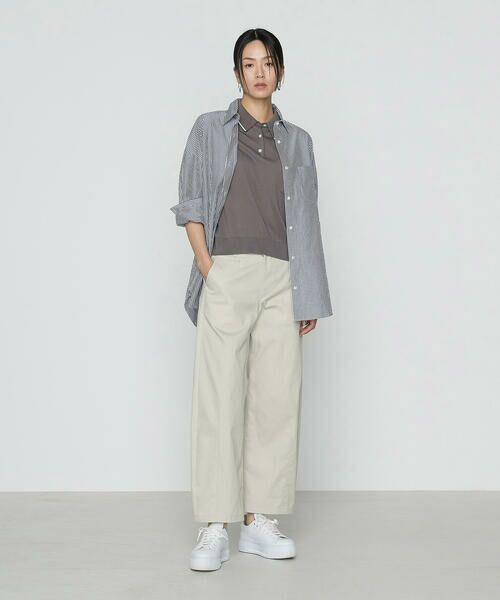 COMME CA PLATINUM / コムサ・プラチナ ニット・セーター | 14G天竺編 ポロニットプルオーバー | 詳細3