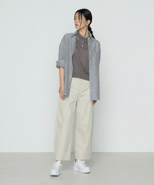 COMME CA PLATINUM / コムサ・プラチナ ニット・セーター | 14G天竺編 ポロニットプルオーバー | 詳細4