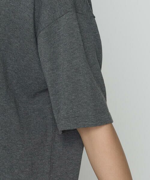 COMME CA PLATINUM / コムサ・プラチナ ロング・マキシ丈ワンピース | 14G強撚天竺編 ニットワンピース | 詳細7