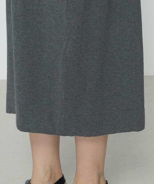 COMME CA PLATINUM / コムサ・プラチナ ロング・マキシ丈ワンピース | 14G強撚天竺編 ニットワンピース | 詳細8