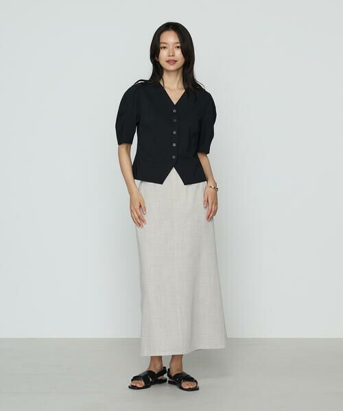 COMME CA PLATINUM / コムサ・プラチナ シャツ・ブラウス | ハイコンパクトコットンポンチ シャツ | 詳細1