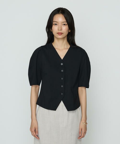 COMME CA PLATINUM / コムサ・プラチナ シャツ・ブラウス | ハイコンパクトコットンポンチ シャツ | 詳細4