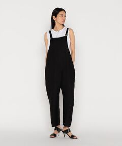 COMME CA PLATINUM / コムサ・プラチナ サロペット・オールインワン | 麻調合繊 パンツディテールオールインワン