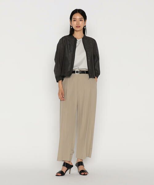 セール】 綿麻からみ 麻メッシュブルゾン （ブルゾン）｜COMME