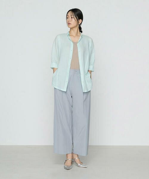 COMME CA PLATINUM / コムサ・プラチナ その他パンツ | 【2WAY】トリアセタイプライター ワイドパンツ | 詳細1