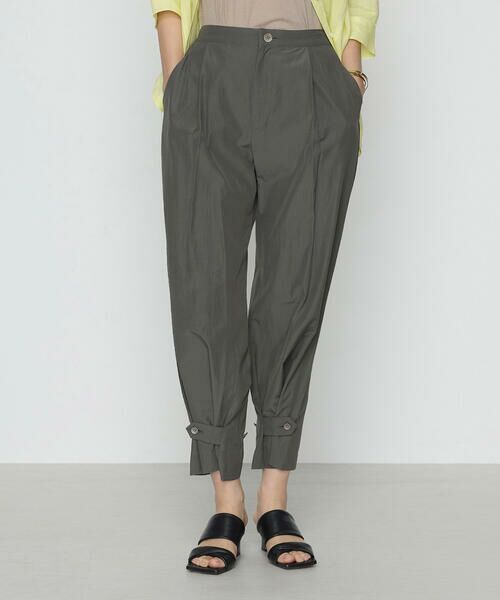 COMME CA PLATINUM / コムサ・プラチナ その他パンツ | 【2WAY】トリアセタイプライター ワイドパンツ(20:カーキ)