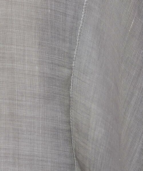 COMME CA PLATINUM / コムサ・プラチナ シャツ・ブラウス | ラミーシャンブレー シアーシャツ | 詳細3