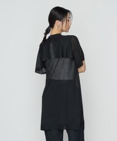 COMME CA PLATINUM / コムサ・プラチナ カーディガン・ボレロ | シャイニーシアーヤーン シアーロングカーデ