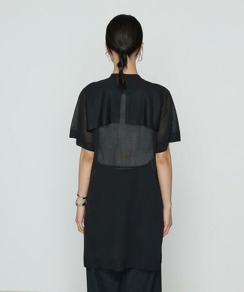 COMME CA PLATINUM / コムサ・プラチナ カーディガン・ボレロ | シャイニーシアーヤーン シアーロングカーデ | 詳細5