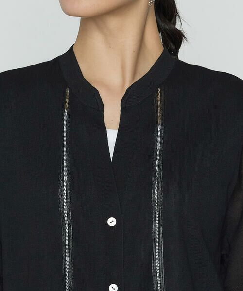 COMME CA PLATINUM / コムサ・プラチナ カーディガン・ボレロ | シャイニーシアーヤーン シアーロングカーデ | 詳細6