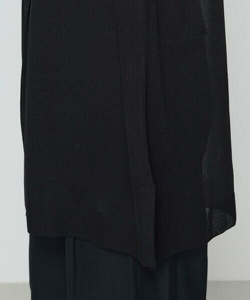 COMME CA PLATINUM / コムサ・プラチナ カーディガン・ボレロ | シャイニーシアーヤーン シアーロングカーデ | 詳細8