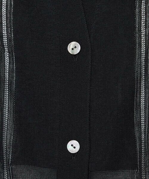 COMME CA PLATINUM / コムサ・プラチナ カーディガン・ボレロ | シャイニーシアーヤーン シアーロングカーデ | 詳細9