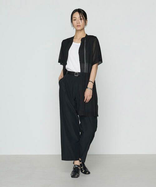 COMME CA PLATINUM / コムサ・プラチナ カーディガン・ボレロ | シャイニーシアーヤーン シアーロングカーデ | 詳細2