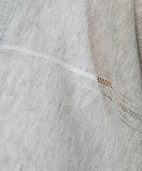 COMME CA PLATINUM / コムサ・プラチナ カーディガン・ボレロ | シャイニーシアーヤーン ドロストシアーショートカーデ | 詳細3