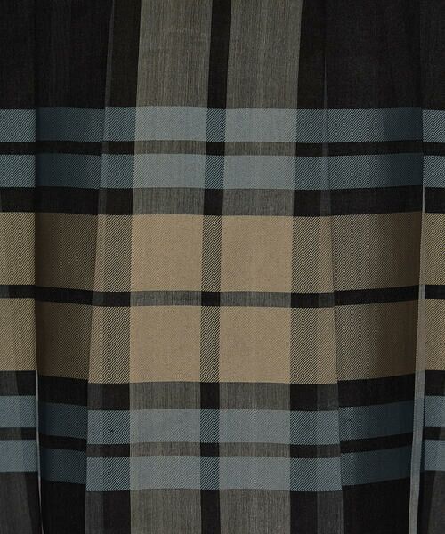 COMME CA PLATINUM / コムサ・プラチナ シャツ・ブラウス | シルクオーガンジードビーチェック タックプルブラウス | 詳細6