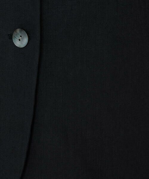COMME CA PLATINUM / コムサ・プラチナ テーラードジャケット | リネンストレッチ ダブルブレストジャケット | 詳細12