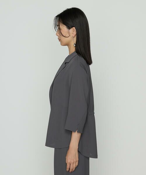 COMME CA PLATINUM / コムサ・プラチナ セットアップ | 【セットアップ対応】ストレッチカラミ ジャケット | 詳細5