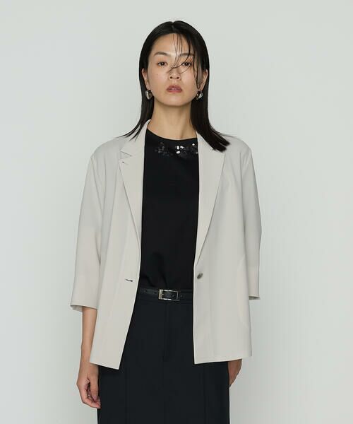 COMME CA PLATINUM / コムサ・プラチナ セットアップ | 【セットアップ対応】ストレッチカラミ ジャケット | 詳細16
