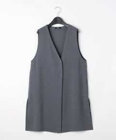 COMME CA PLATINUM / コムサ・プラチナ ベスト | 【セットアップ対応】ストレッチカラミ ジレ