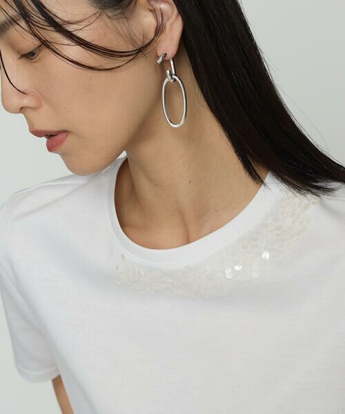 COMME CA PLATINUM / コムサ・プラチナ ピアス・イヤリング | リングつなぎ ピアス | 詳細3