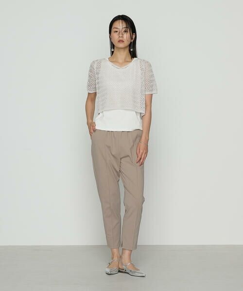 COMME CA PLATINUM / コムサ・プラチナ その他トップス | 【セットアイテム】擬麻コットン ニット&カットソー | 詳細1